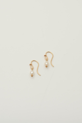 Charlotte Penman Gold Bebe Pearl Drop Earrings