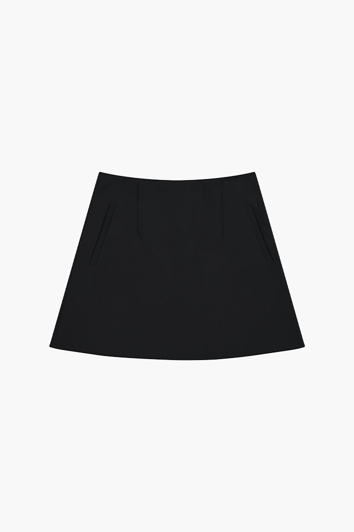 REBE Black Mini Skirt