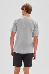Assembly Label Grey Marle Kylo Organic Tee