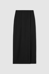 A.EMERY Black Joan Wrap Skirt