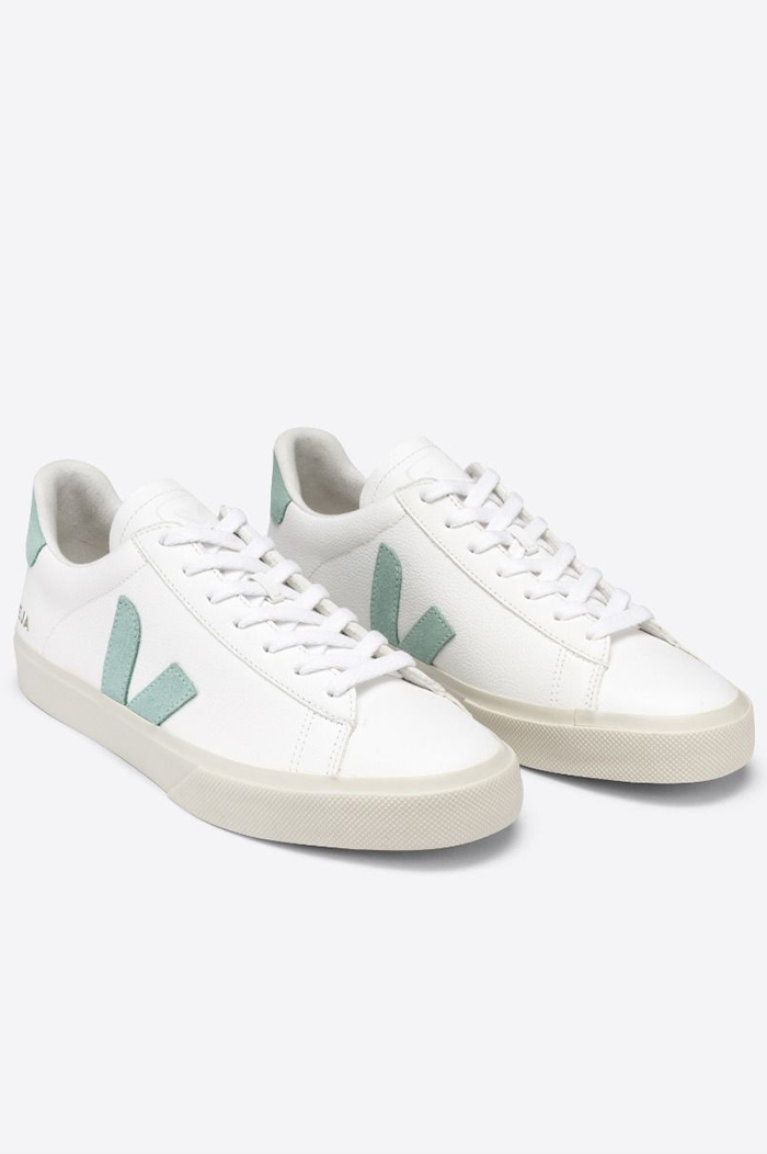 Shop VEJA Extra White Matcha Campo Sneaker Online | True Store