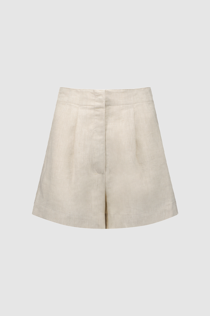 Caitlin Crisp Natural Linen Voyage Short